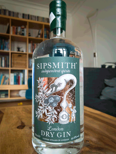 Sipsmith Gin as gif.