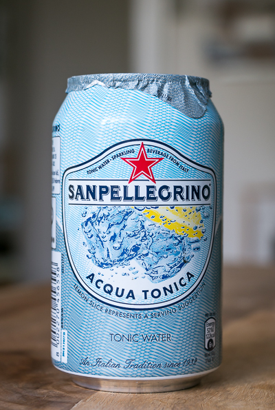San Pellegrino Acqua Tonica. Photo by Michael Sperling.