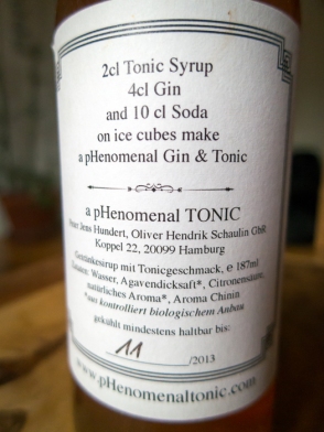 pHenomenal Tonic Syrup dosering