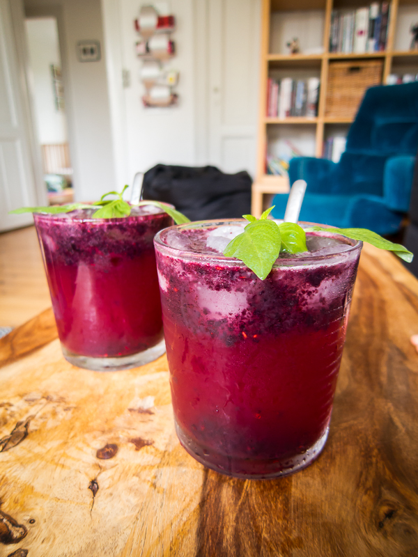 Blackberry Gin Fizz