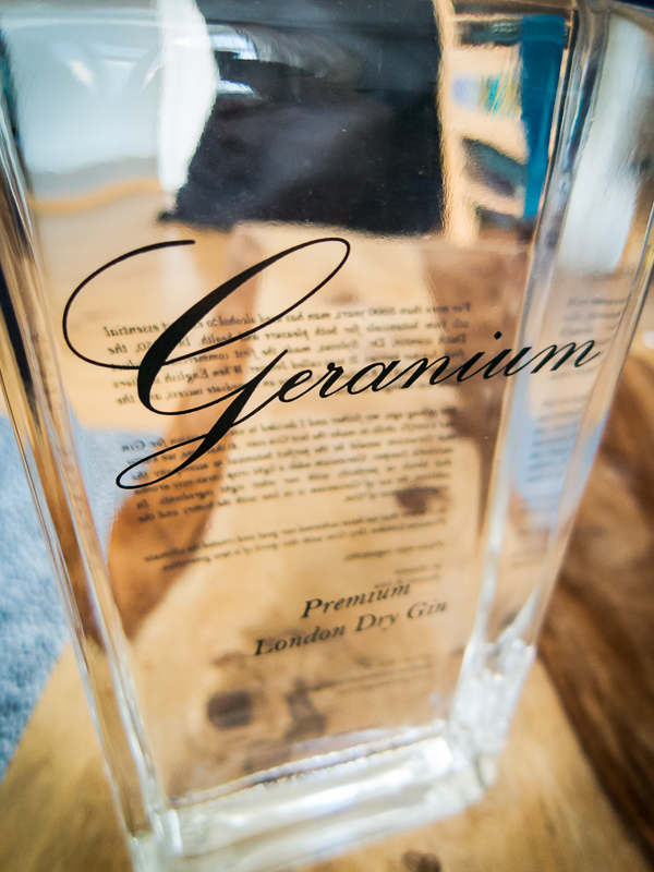 Geranium Gin bottle