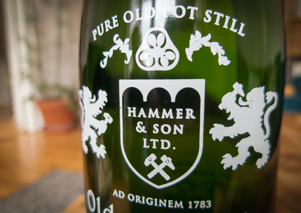 Label of Old English Gin
