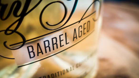 Filliers Dry Gin 28 Barrel Aged sign