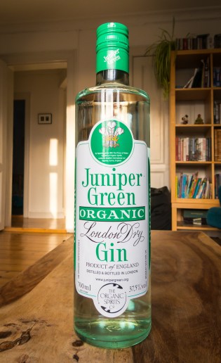 Juniper Green Organic Gin. Photo: Michael Sperling