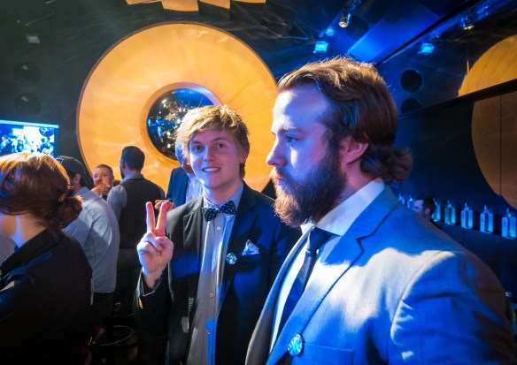 Jonas Brandenborg Andersen og Ulrich Deleuran Steffensen venter på at komme i gang. Photo: Michael Sperling.