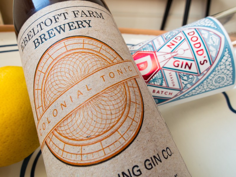 Colonial Tonic with Dodd's Gin. Photo: Michael Sperling.