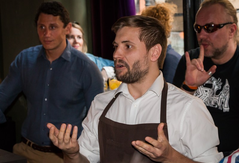 Elias Malmberg at Candeur. Photo by Michael Sperling.