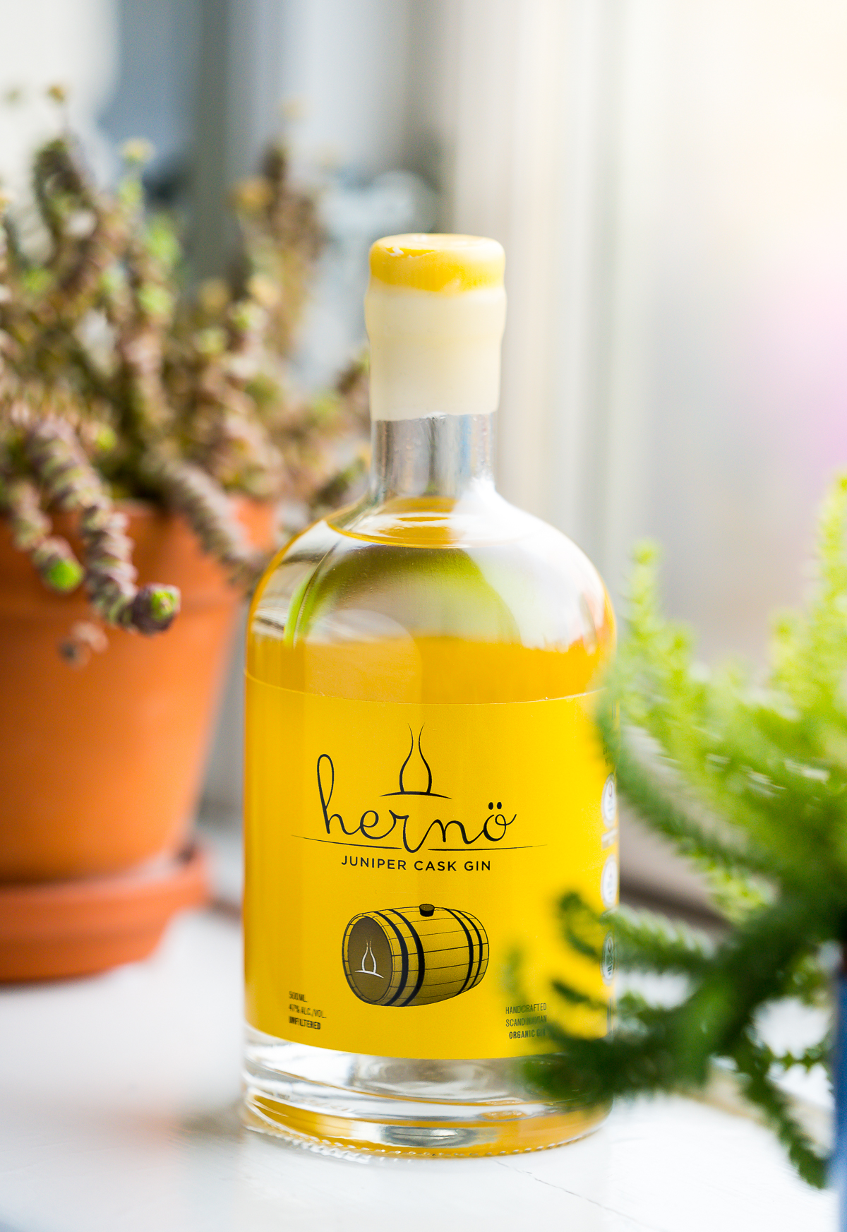 Hernö Juniper Cask Gin. Photo by Michael Sperling.