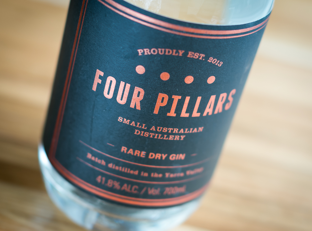 Four Pillars Rare Dry Gin. Photo by Michael Sperling.