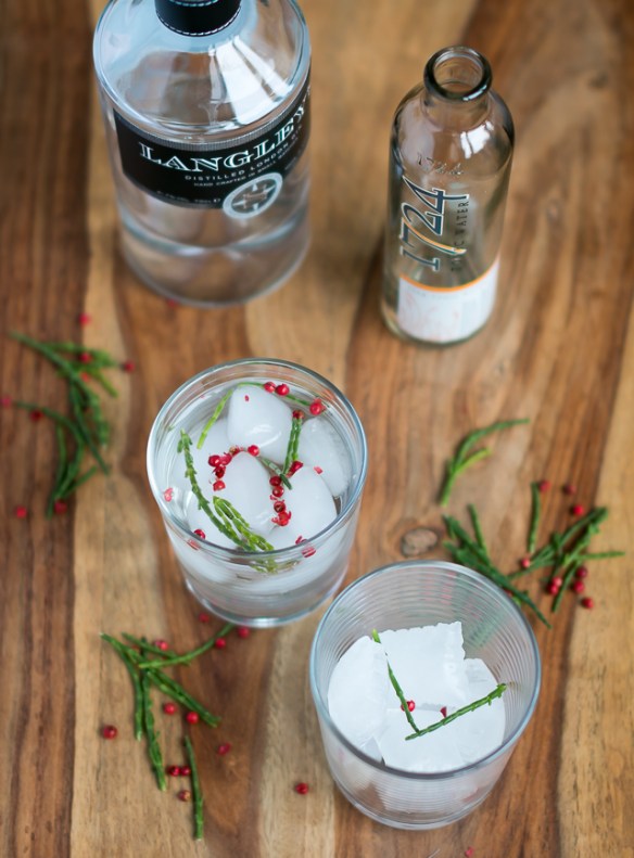 Gin & Tonic med Langley's No. 8 Gin og 1724 Tonic Water. Photo by Michael Sperling.