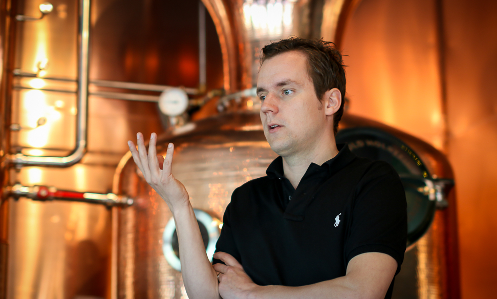 Master Distiller og grundlægger af Hernö Gin. Hernö Distillery. Photo by Michael Sperling, En Verden af Gin.