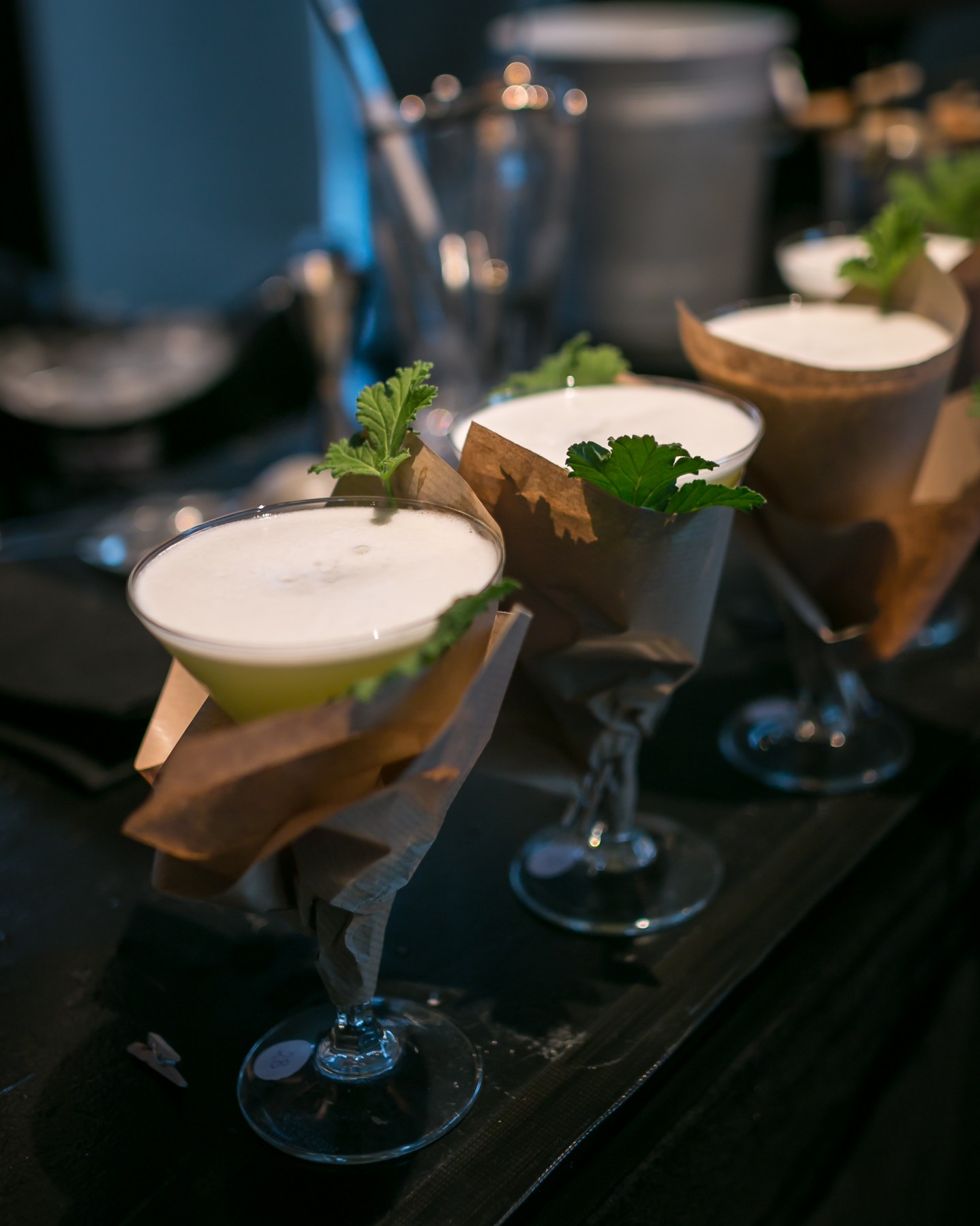 Ulrich Deleuran Steffensens DM-cocktail, Green Velvet. Photo by Michael Sperling.