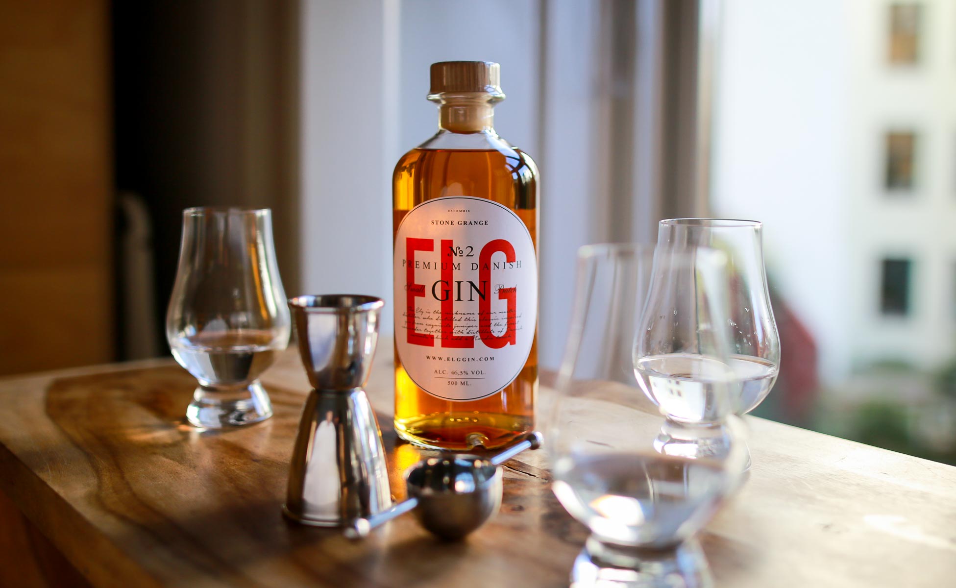 ELG Gin tasting