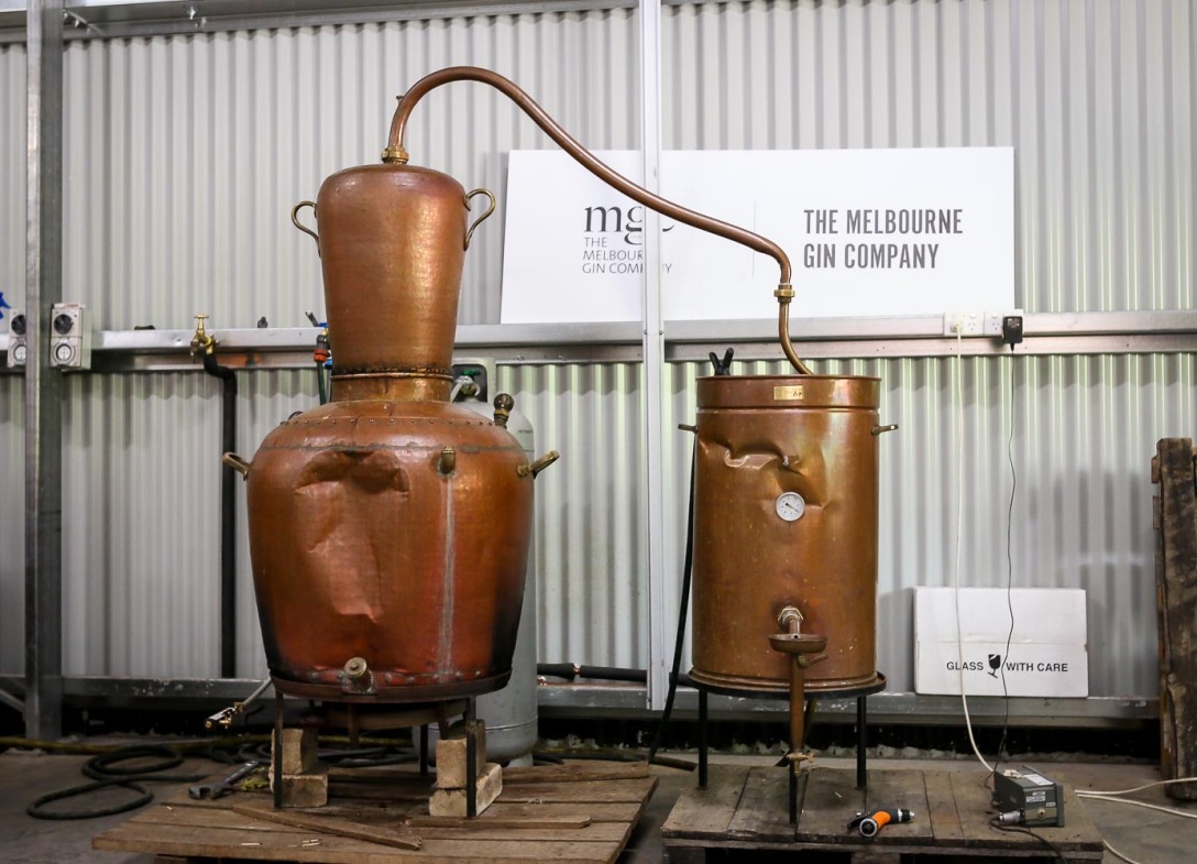 Den forslåede portugisiske destillator. Photo by Michael Sperling.