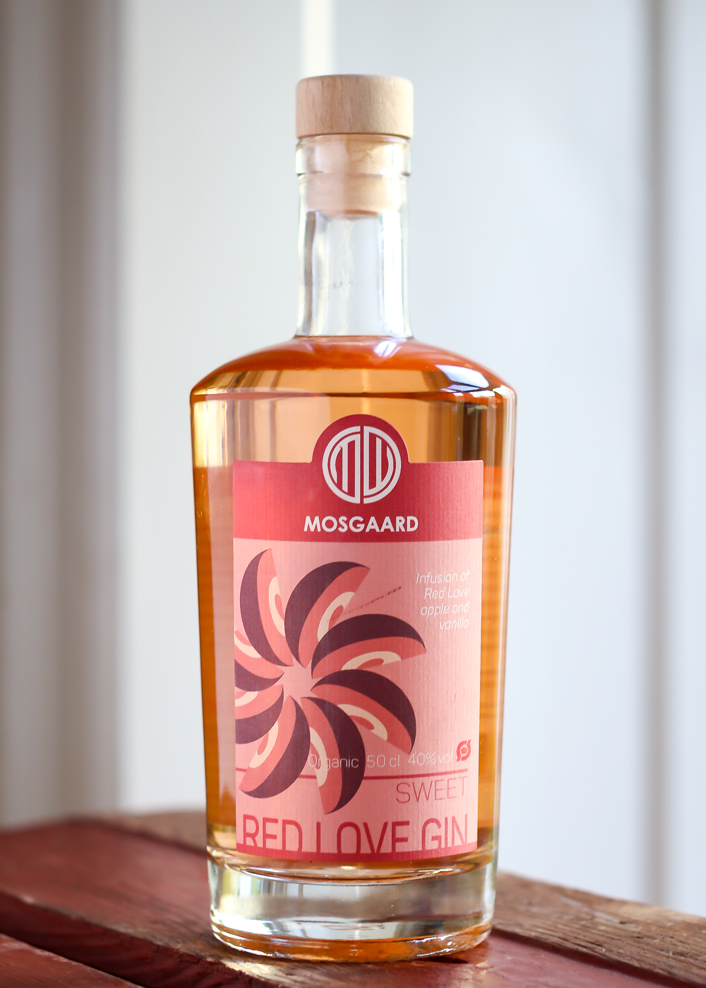 Mosgaard Red Love Gin. Photo by Michael Sperling.