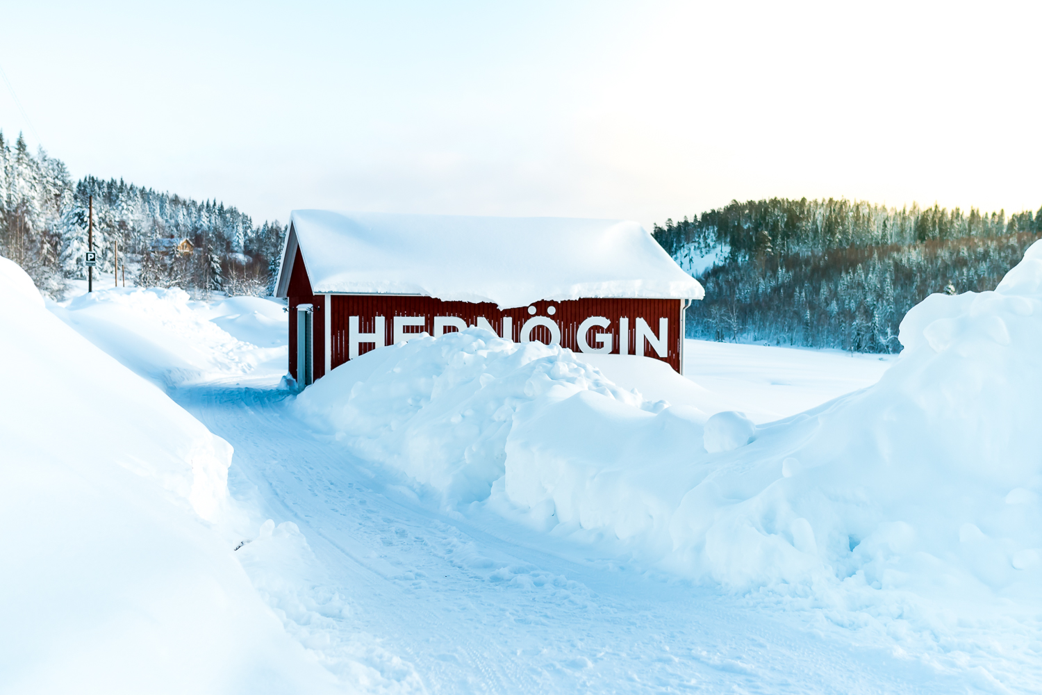 Hernö Distillery by winter. Photo by Michael Sperling.