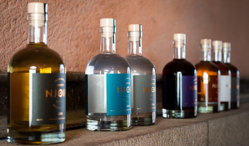 Njord Gin Special Editions. Photo by Michael Sperling.