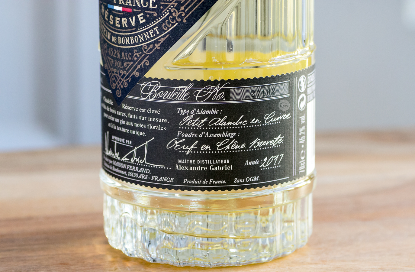 Citadelle Réserve Gin. Photo by Michael Sperling.