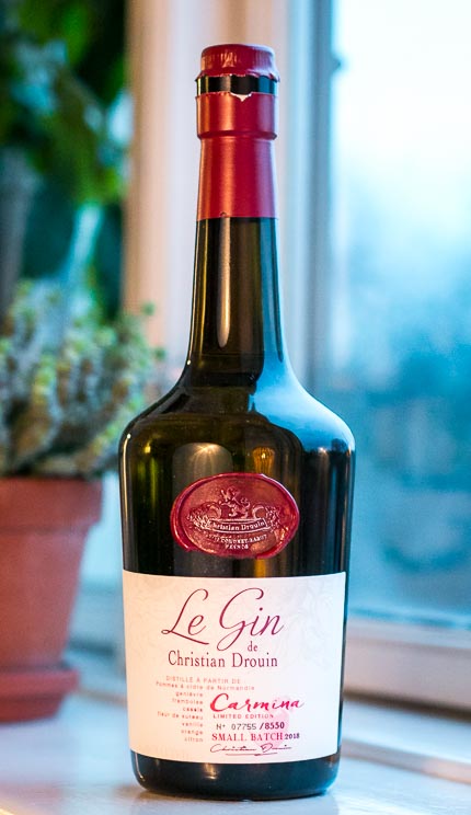 Le Gin Carmina de Christian Drouin. Photo by Michael Sperling.