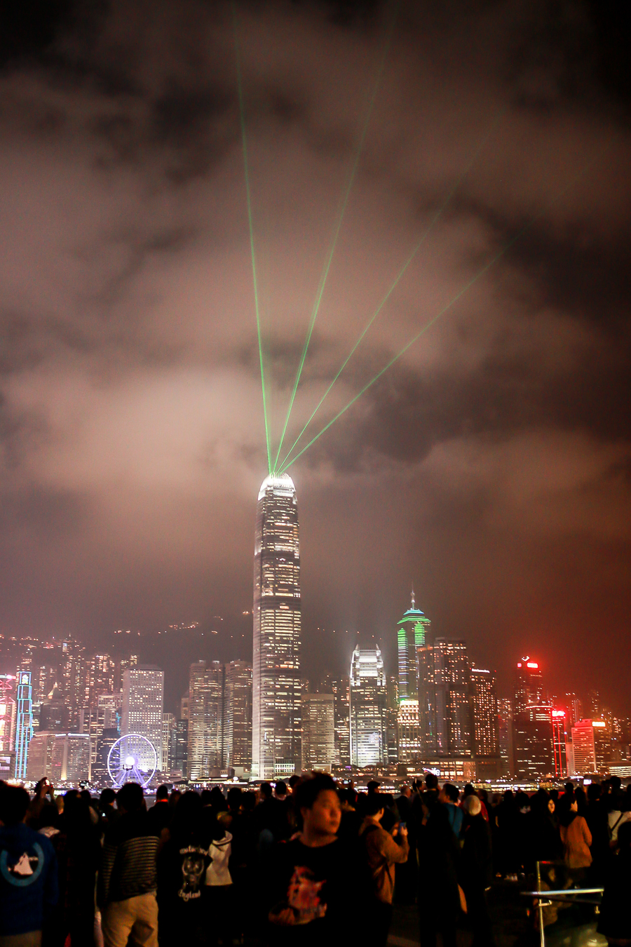 Hong Kong by night. Photo by Michael Sperling.