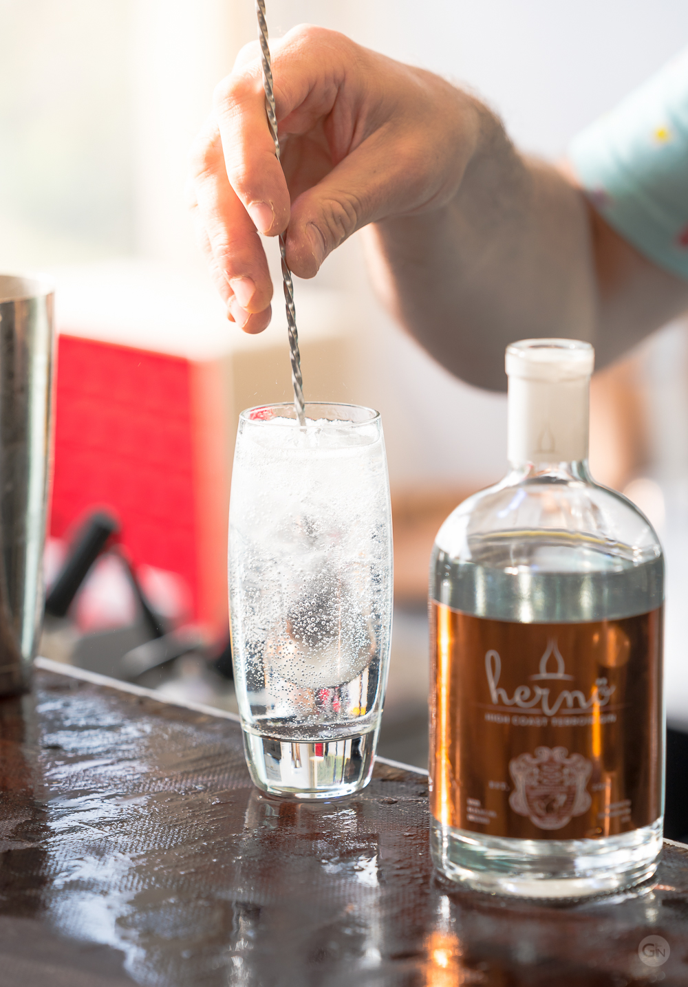 Hernö High Coast Terroir Gin 2019 - Gin & Tonic. Photo by Michael Sperling