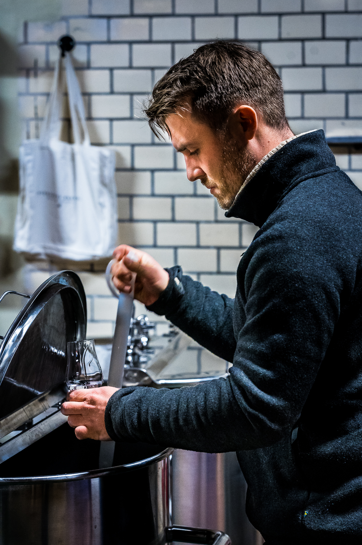 Martin Kofoed, ejer af Østersøens Brænderi. Photo by Michael Sperling.